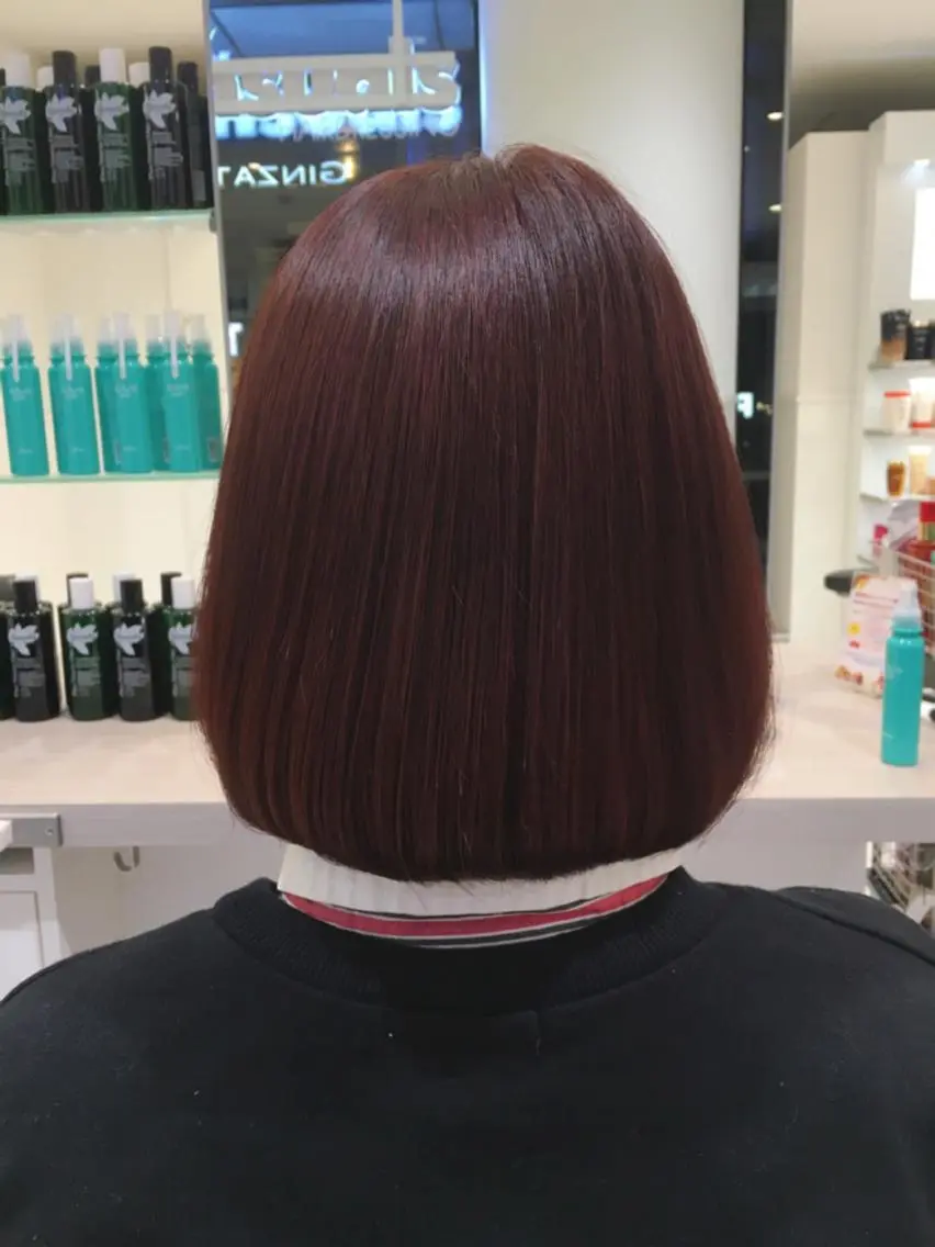 ショート カラー ピンクカラー バイオレットカラー ボブ 【ショートカット 美髪矯正】今井隆太のヘアスタイル