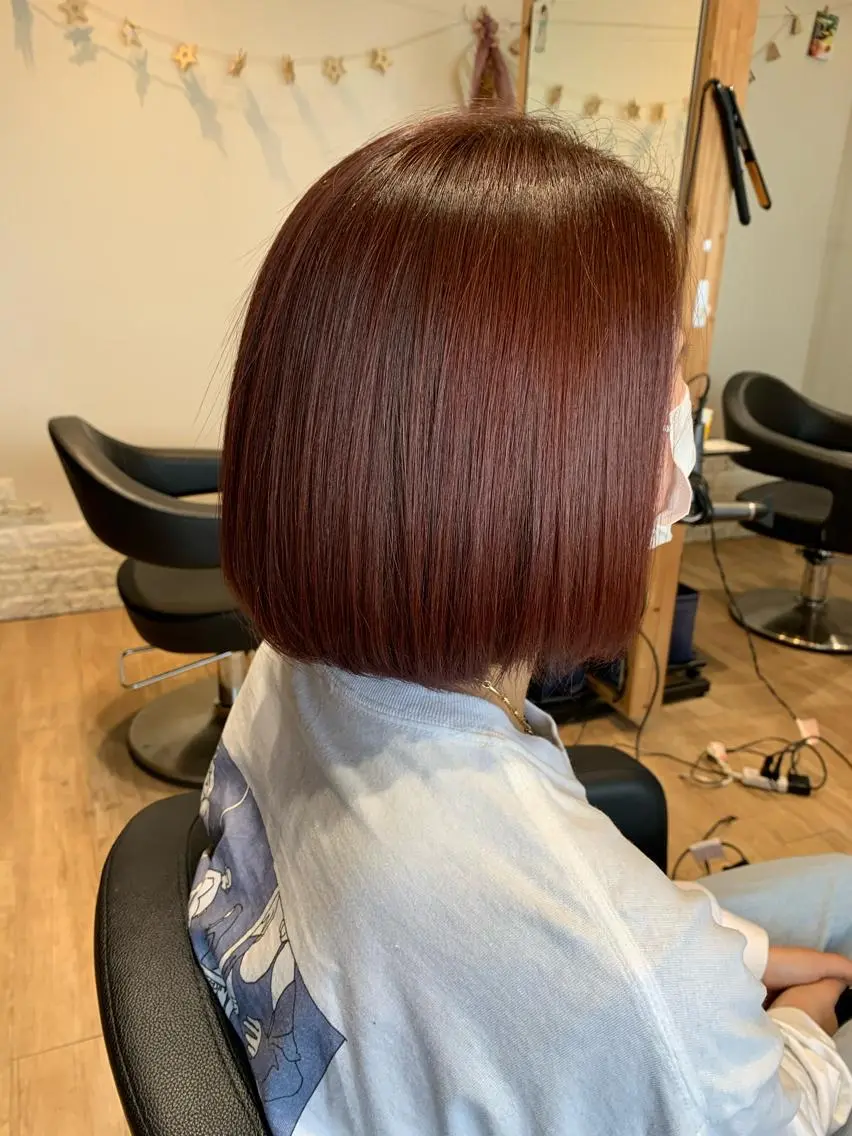 ショート カラー ヘアカラー 大久保 隆蔵のヘアスタイル