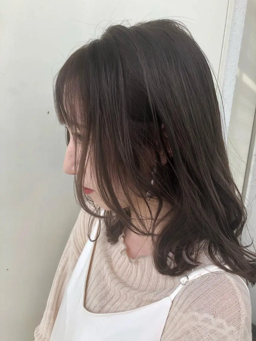 ミディアム 🌿透明感ヘア 園田 朱梨🌿のヘアスタイル