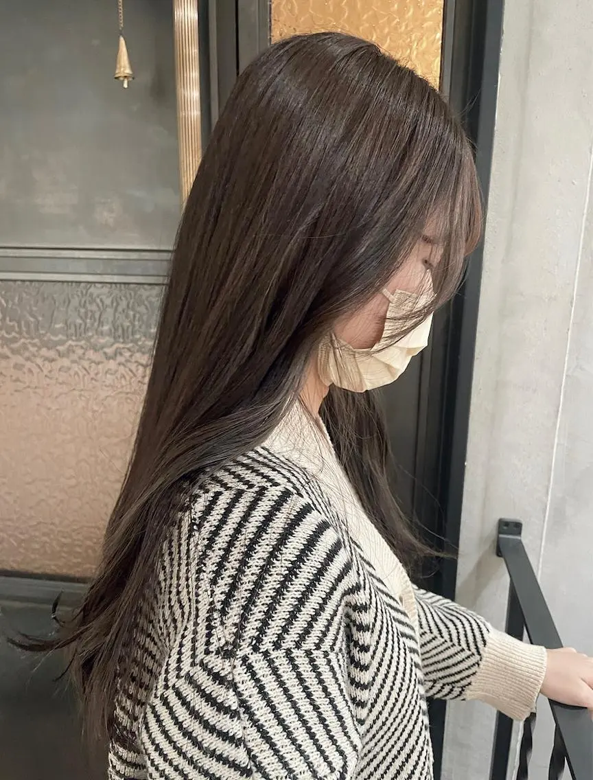 ミディアム カラー sand🎀 Ricoのヘアスタイル