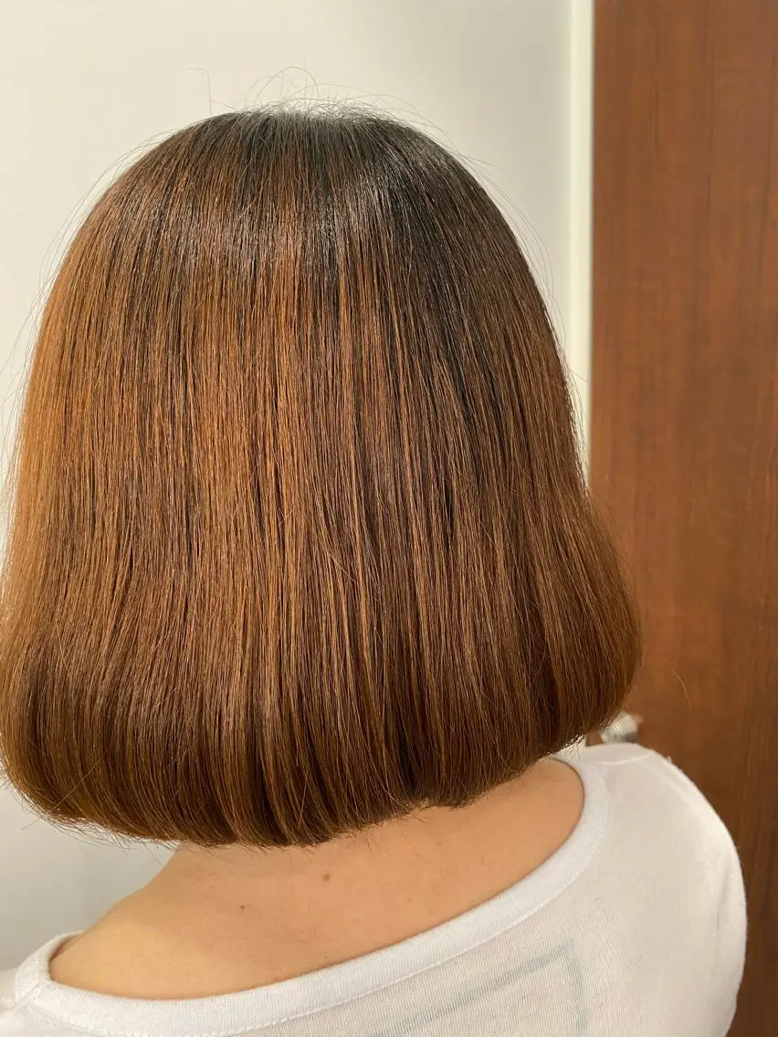 ミディアム パーマ ミディアムパーマ ✨ニュアンスカラー✨ かつべのヘアスタイル