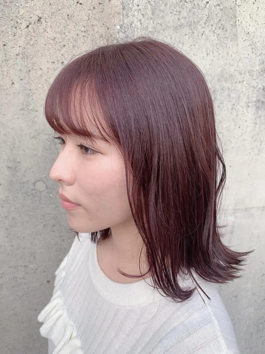 ミディアム 失敗しないパーマ 稲葉/草薙のヘアスタイル