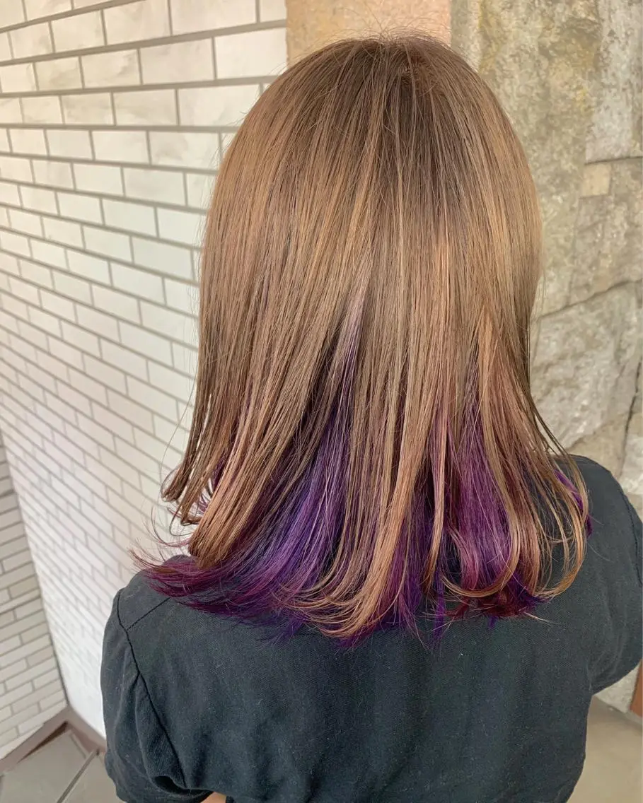 ミディアム カラー カット ヘアカラー オージュアソムリエ DAIKI⭐️のヘアスタイル