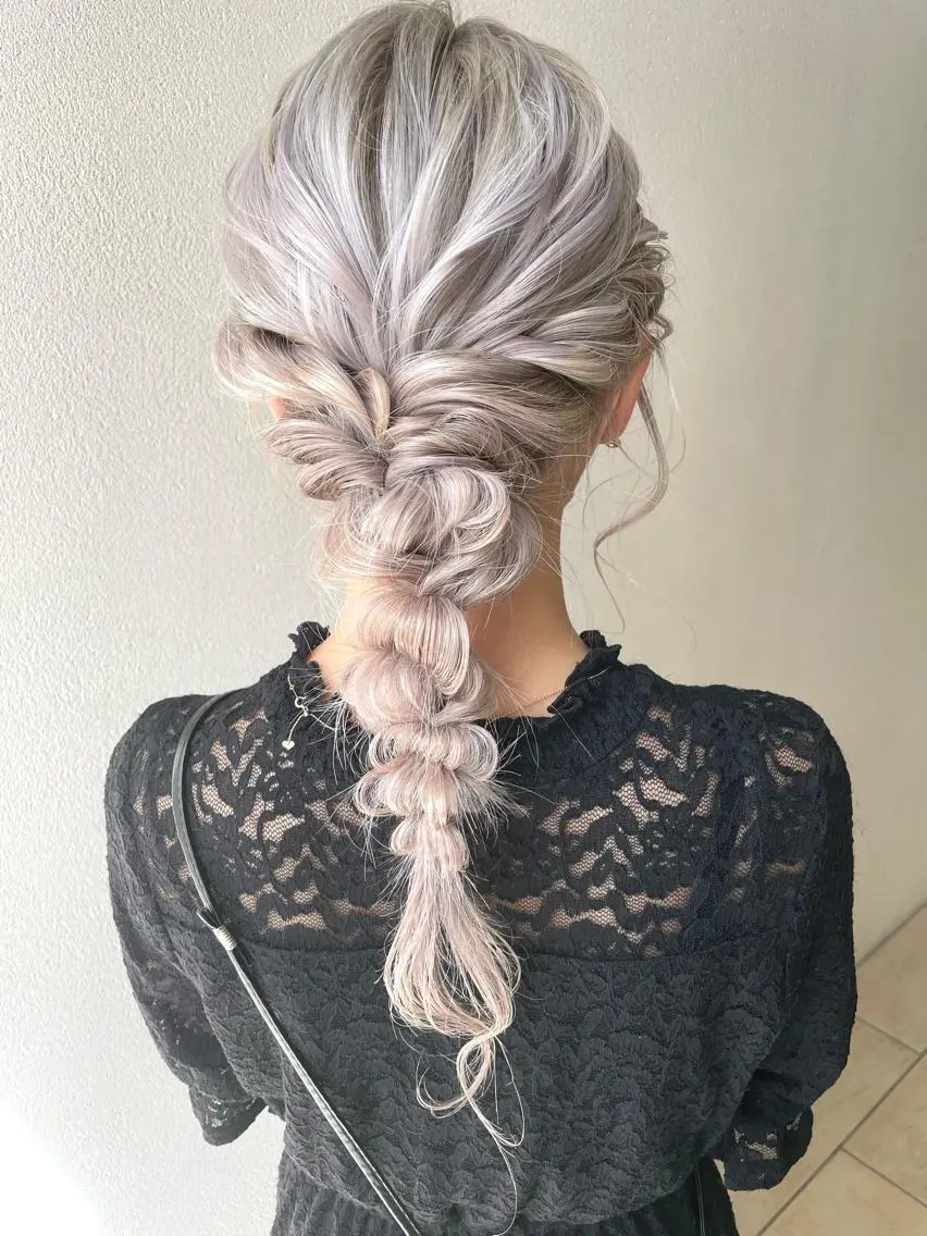 ロング ヘアアレンジ 結婚式・ブライダル ヘアセット 沢田 瞳のヘアスタイル