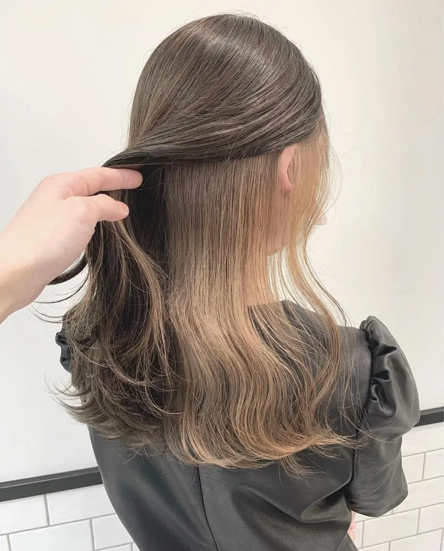 ロング カラー Lapa ケンショーのヘアスタイル