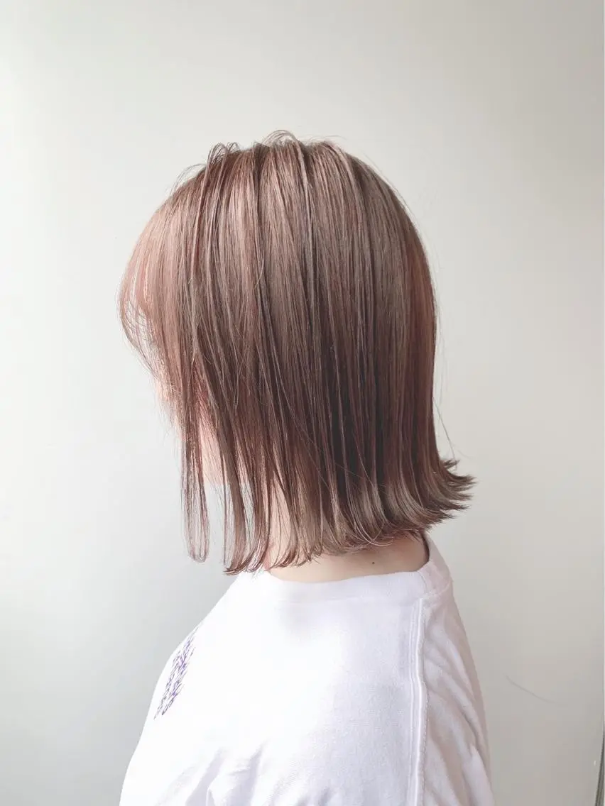 ショート カラー ヘアアレンジ *［公式］札幌アカデ ミー🪄モデル募集のヘアスタイル