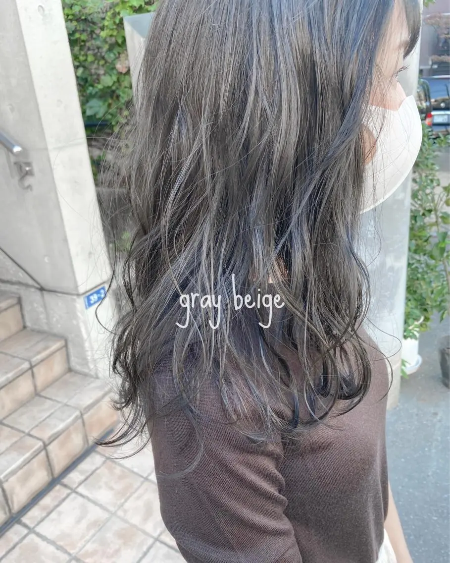 ミディアム カラー ヘアアレンジ ヘアカラー トリートメント ヘアセット ブリーチなし透け感/ マンツーマン/Ryoのヘアスタイル