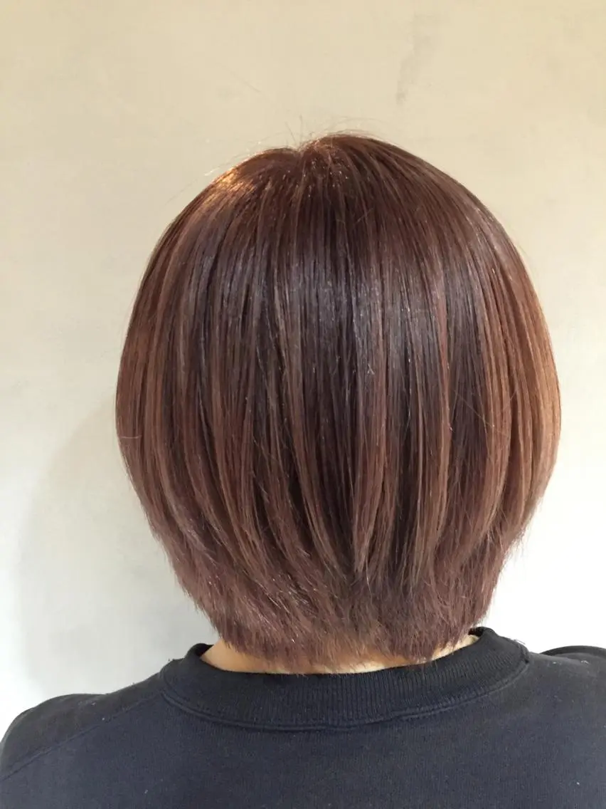 ショート ピンクブラウン みつゆ 表参道/原宿のヘアスタイル