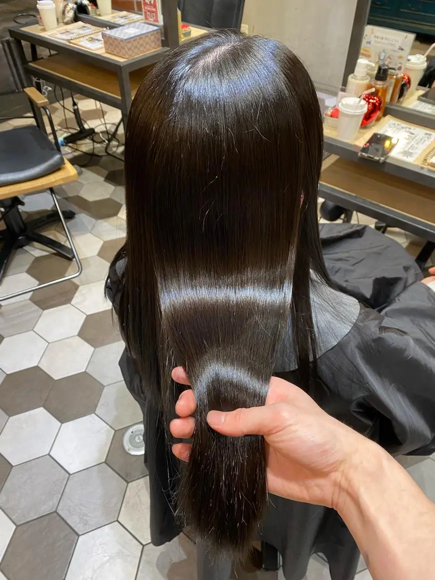 ロング 梅田🫧髪質改善 縮毛矯正🫧村上蒼生のヘアスタイル