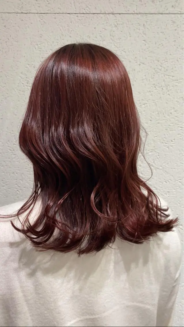 ミディアム ミルクティー量産💙 💙ブリーチ特化💙のヘアスタイル