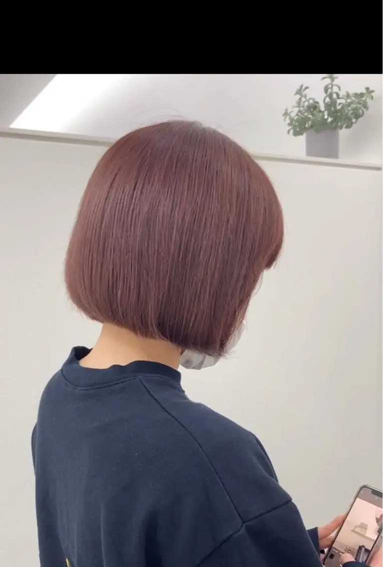 カラー 松林 加菜のヘアスタイル