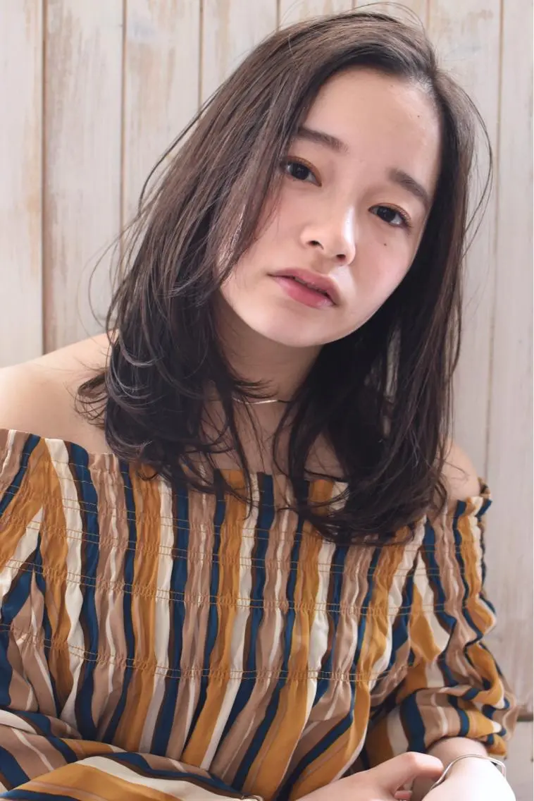 ミディアム カラー パーマ カット ヘアカラー トリートメント 高評価/パーマ平塚 章悟【tetsu】のヘアスタイル