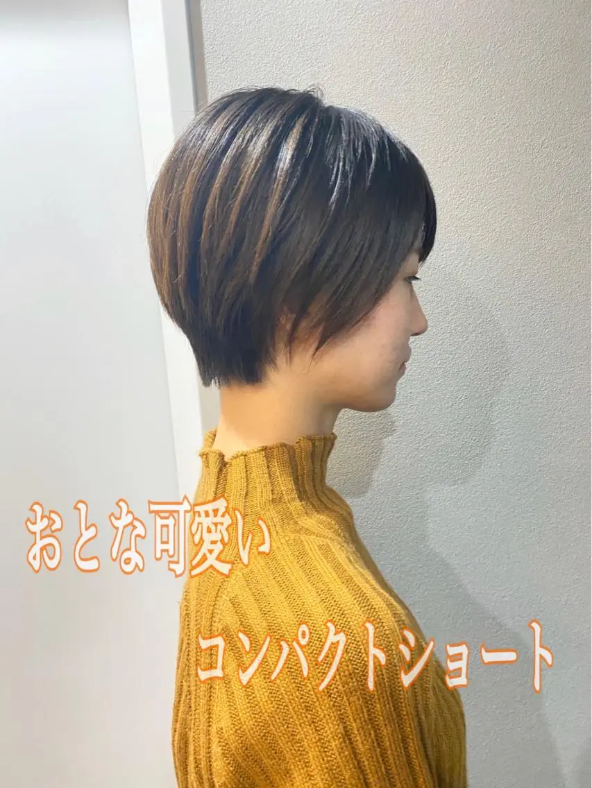 ショート ショートヘア moanin モーニンのヘアスタイル