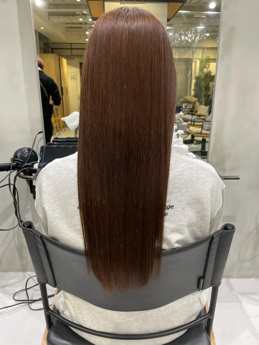ロング 表参道レイヤーカット 髪質改善山岸季生のヘアスタイル