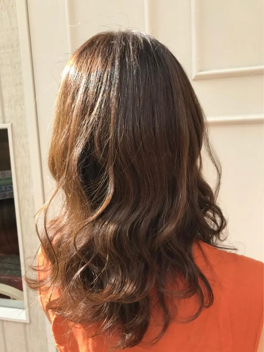 ミディアム カラー ベージュカラー 🫟Blanco🫟 Color&Careのヘアスタイル