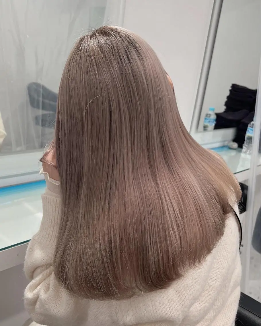 ロング カラー ヘアアレンジ ダブルカラー｜ なおき｜池袋美容師のヘアスタイル