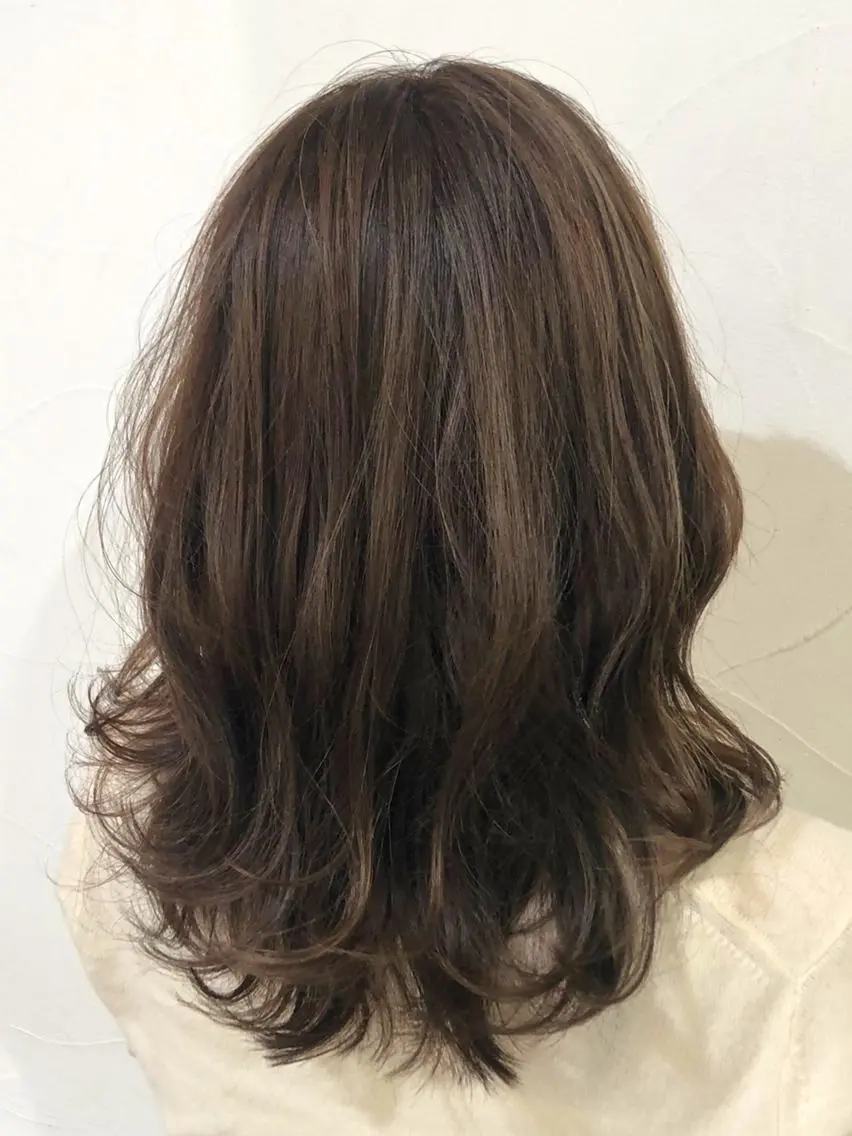カラー RINA 🩵のヘアスタイル