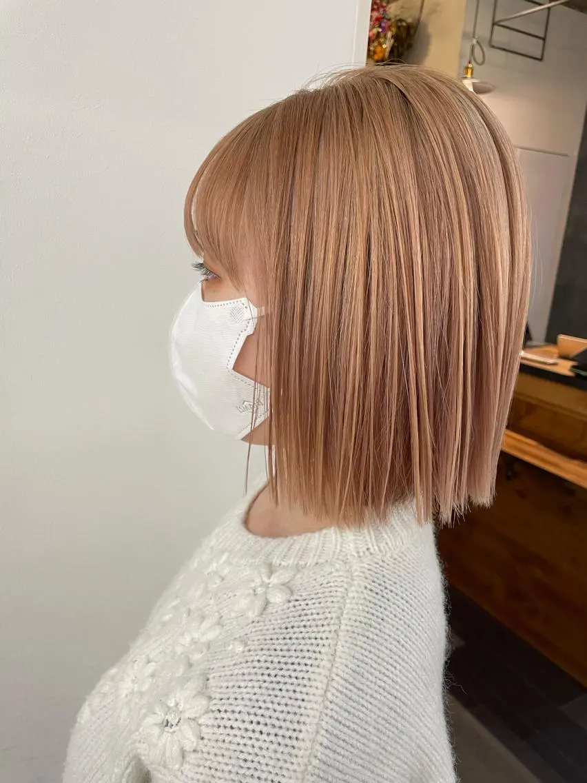 ミディアム カラー ヘアアレンジ layer cut 店長/MIKUのその他イメージ