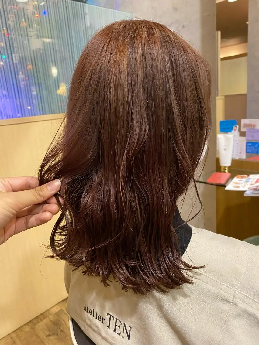 セミロング カラー 🌻井上 マリー🌻のヘアスタイル
