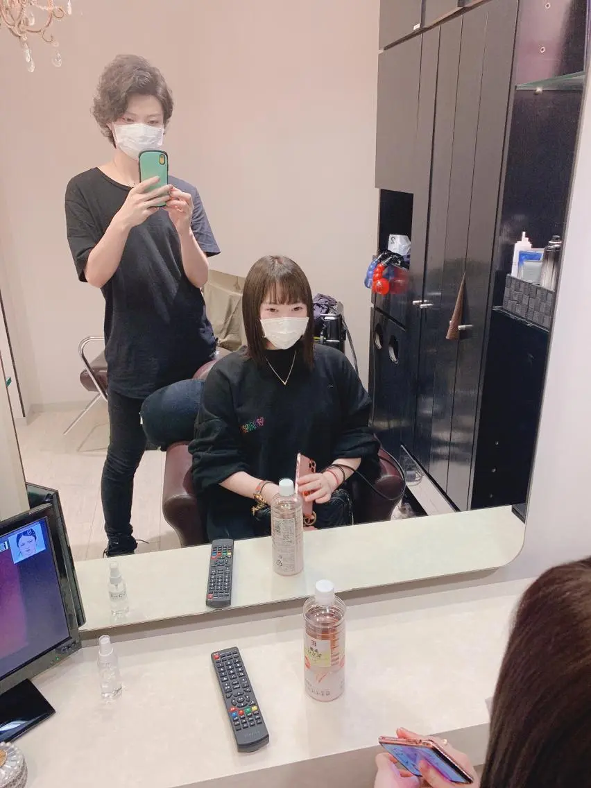 セミロング カット ヘアカラー トリートメント ヘアセット ✨上村 潤平✨メンズヘア✨のヘアスタイル