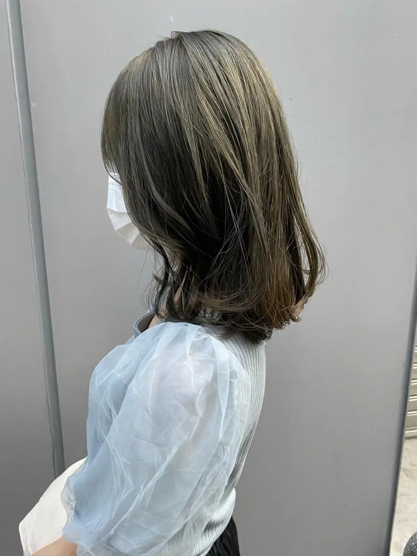 ミディアム カラー ヘアカラー ヘアセット 🤍柔らかhair 🤍Kazu 🐩のヘアスタイル