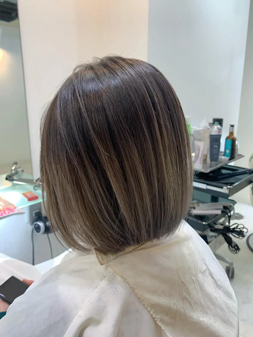 ショート カラー ヘアカラー 渡辺 健太のヘアスタイル