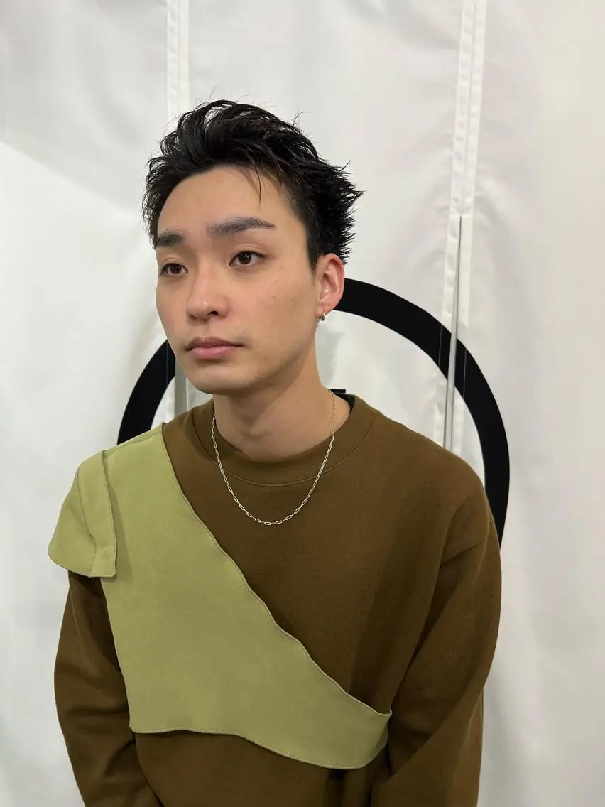 メンズ スパイキーショート 表参道メンズカット hikariのヘアスタイル