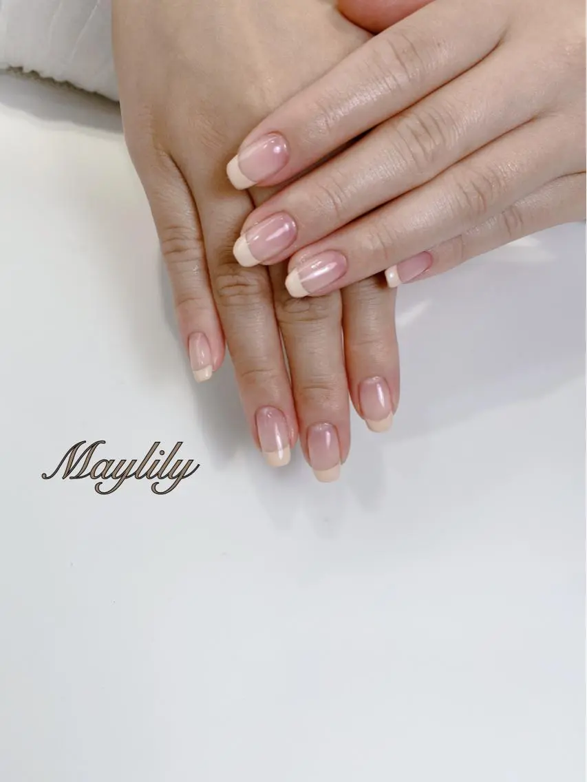 ネイル フレンチネイル ハンドネイル Nail salon Maylilyのネイルデザイン