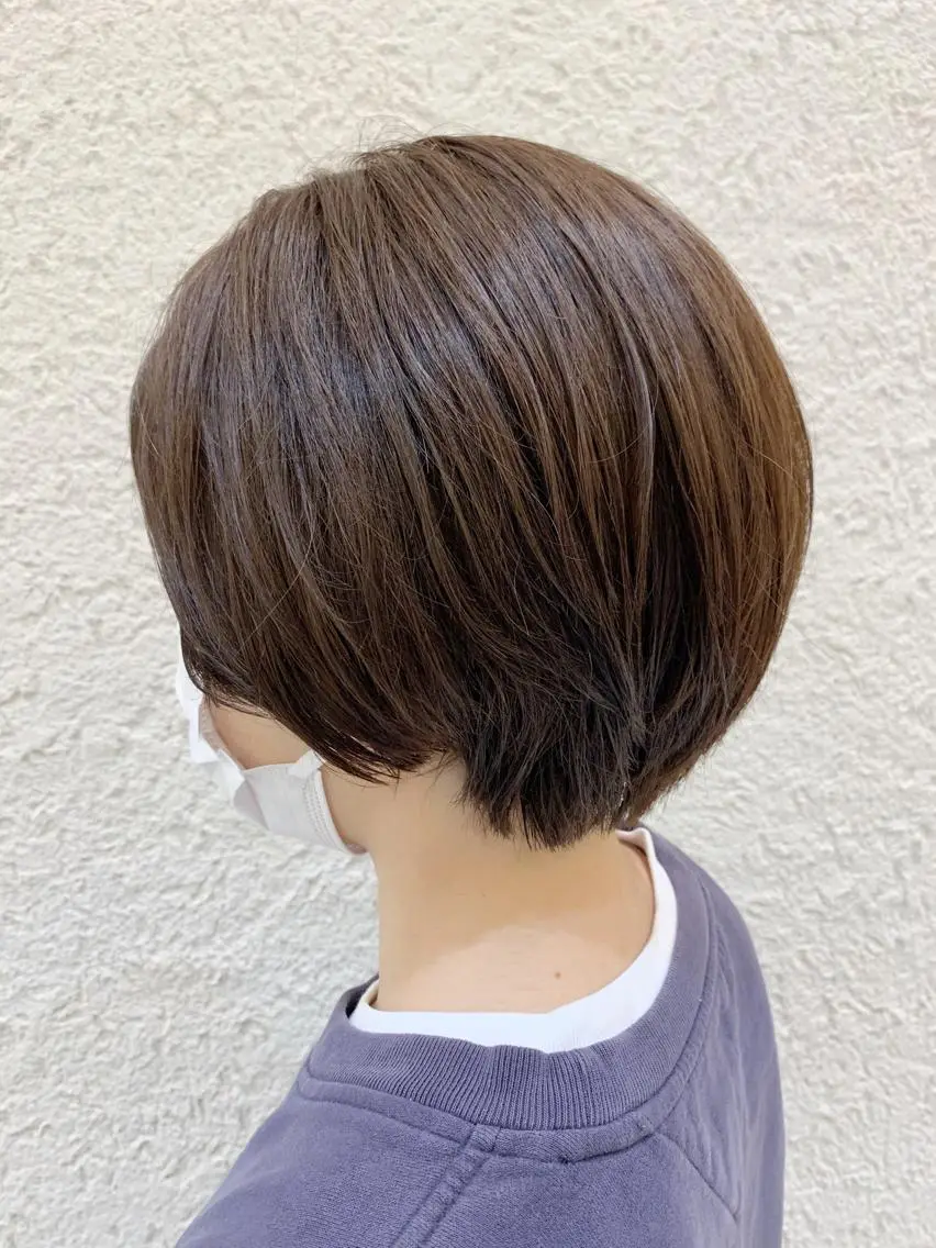 ショート ショートボブ ボブ ショートヘア NYNY四條畷店 森 亮人のヘアスタイル