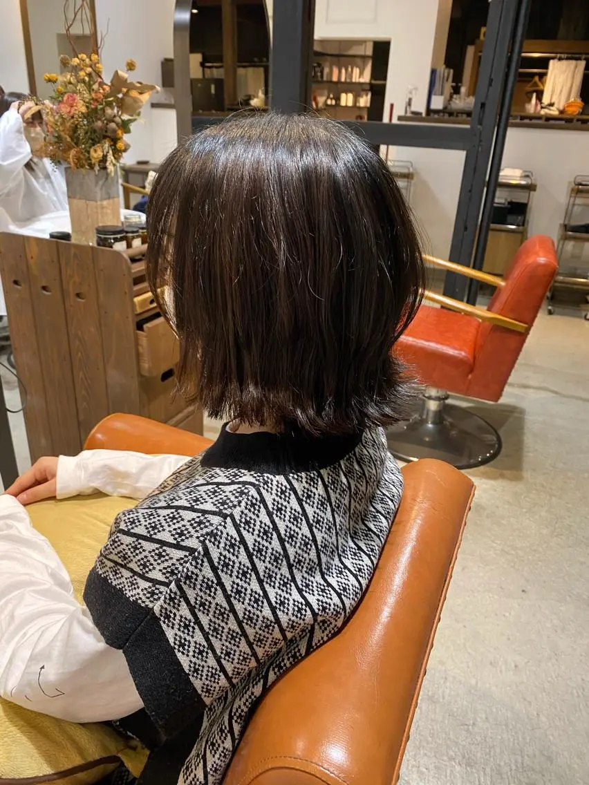 ショート ボブ 外ハネヘア 【novem】 serenのヘアスタイル