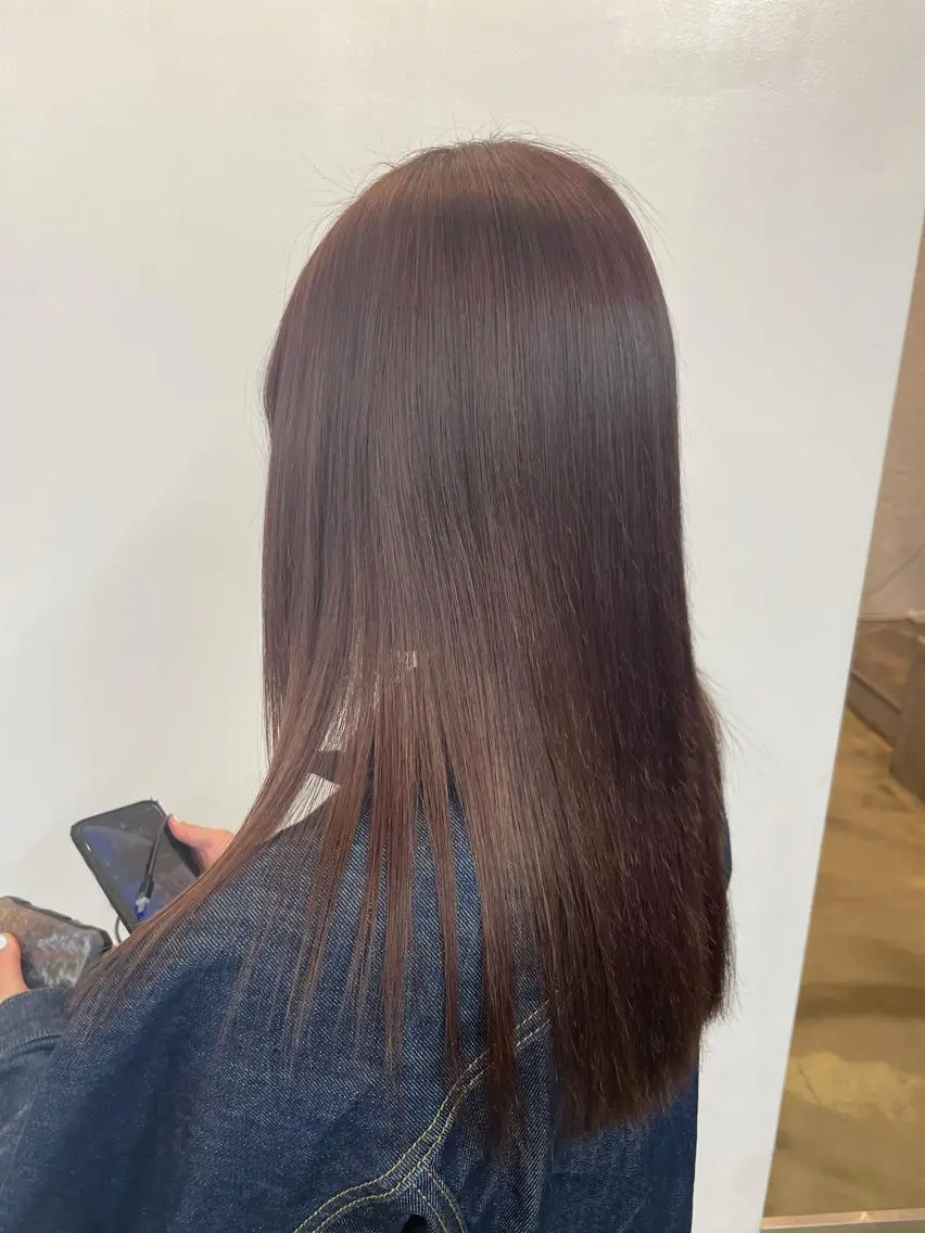 ロング カラー ヘアカラー トリートメント 🦄垢抜けボブ特化× 暖色カラー未来🦄のヘアスタイル