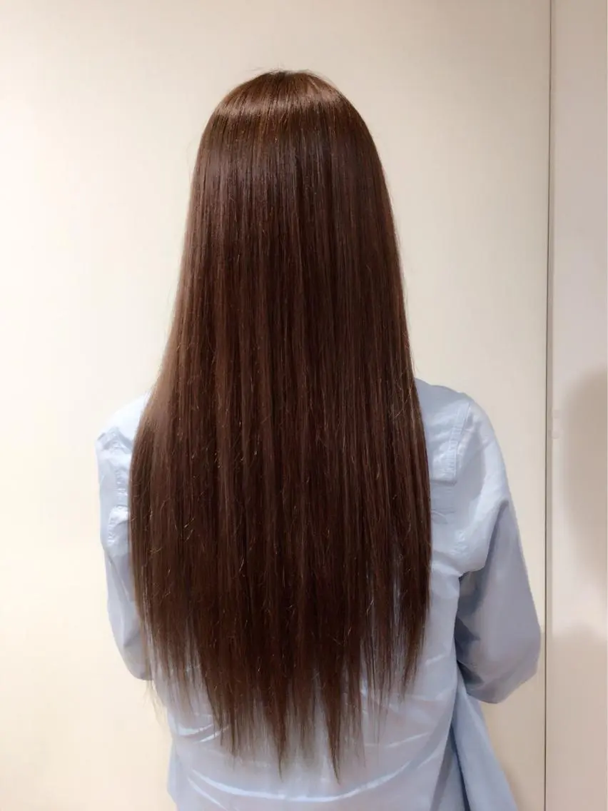 ロング カラー イルミナカラー aroot 町田駅徒歩10秒のヘアスタイル