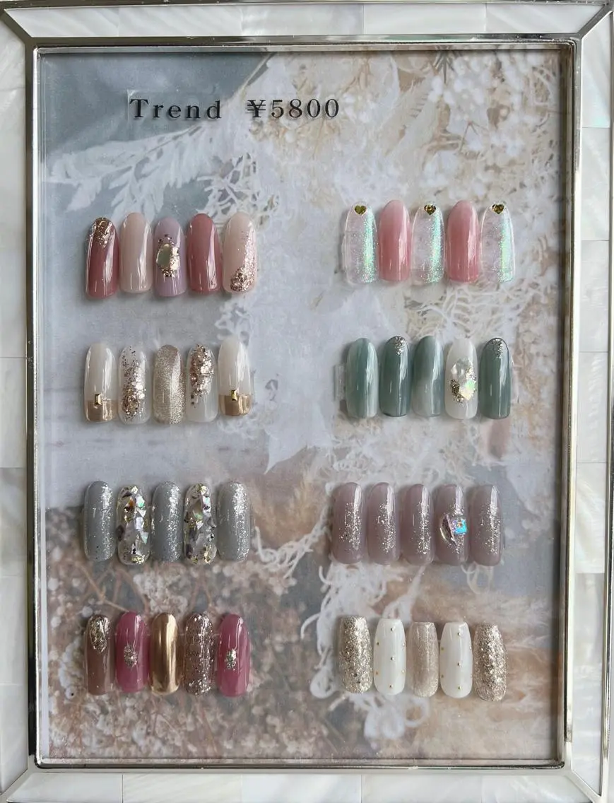 ネイル フットネイル 韓国ネイル ハンドネイル nail salon Lauleaのネイルデザイン