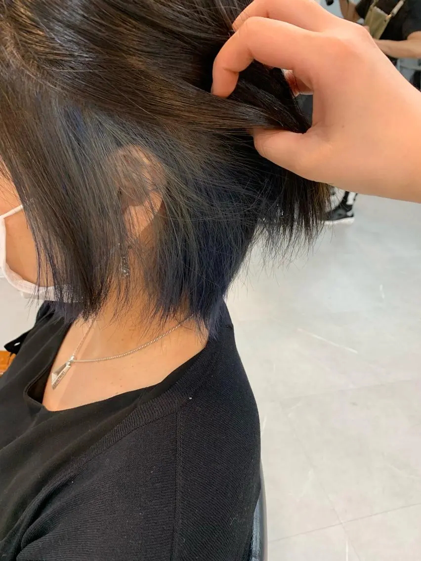 ショート カラー インナーカラー ROPE 💎かなみ💎のヘアスタイル