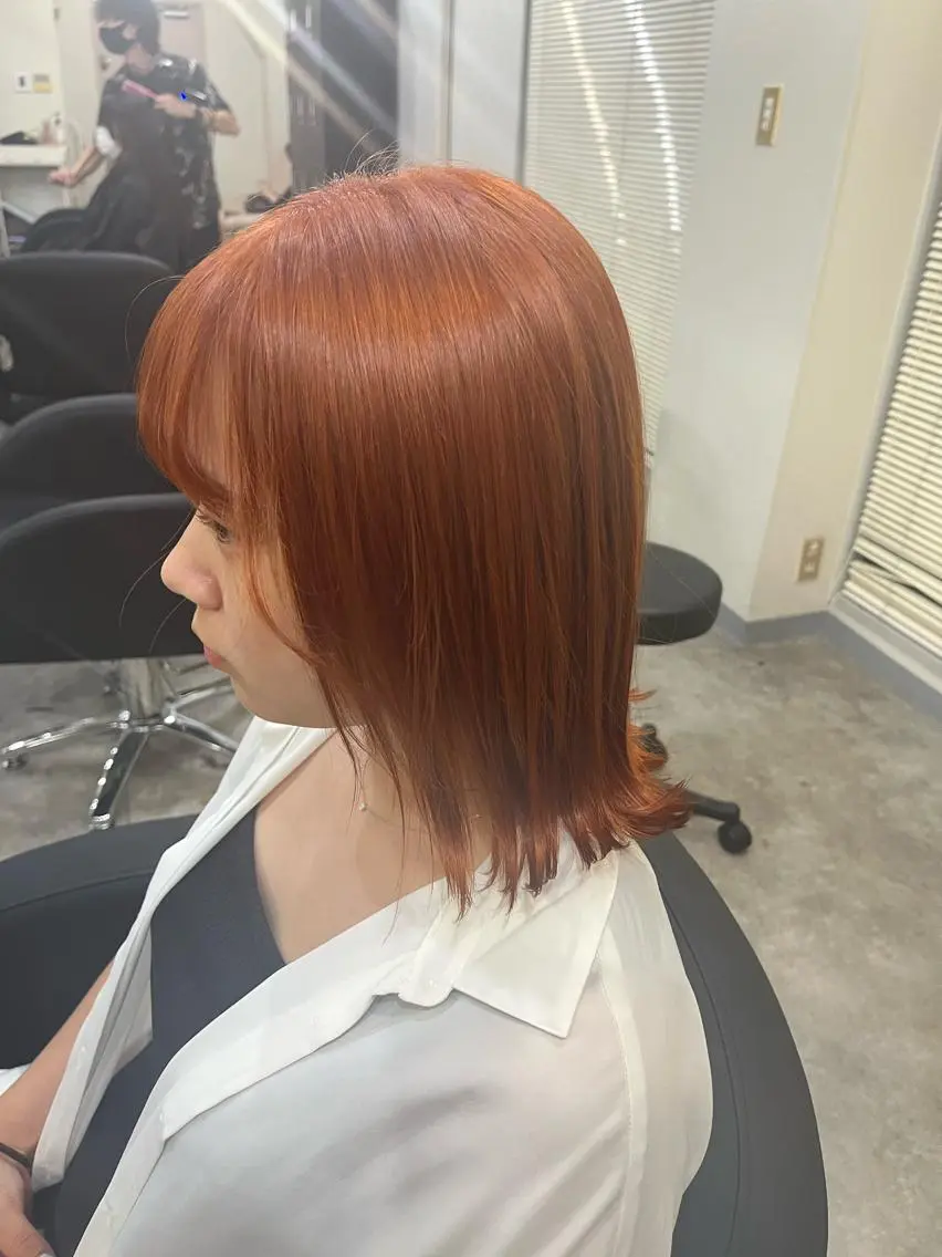 ミディアム カラー ヘアカラー トリートメント ヘアセット 髪質改善ケア特化 石田のヘアスタイル