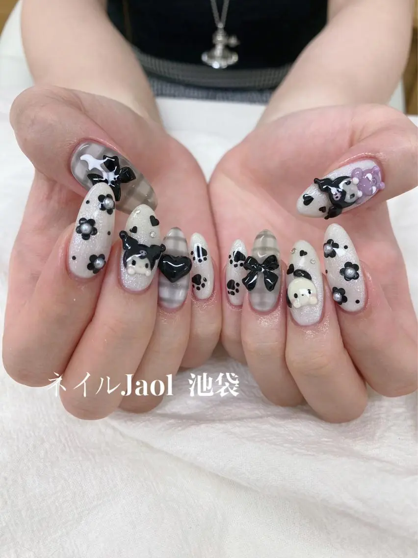 セミロング ネイルJaol 池袋のネイルデザイン