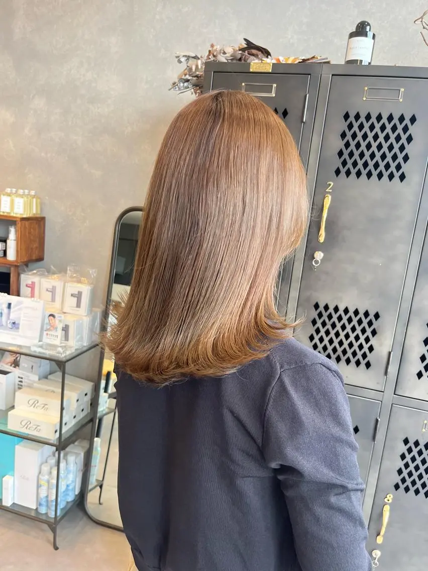 カラー 透明感カラー 心美/ブリーチなし 透明感カラーのヘアスタイル