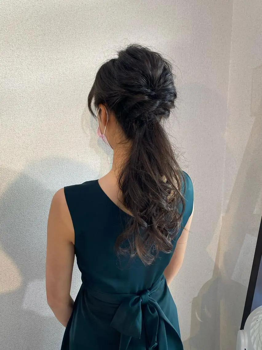 ロング ヘアアレンジ 野口 茂宰のヘアスタイル