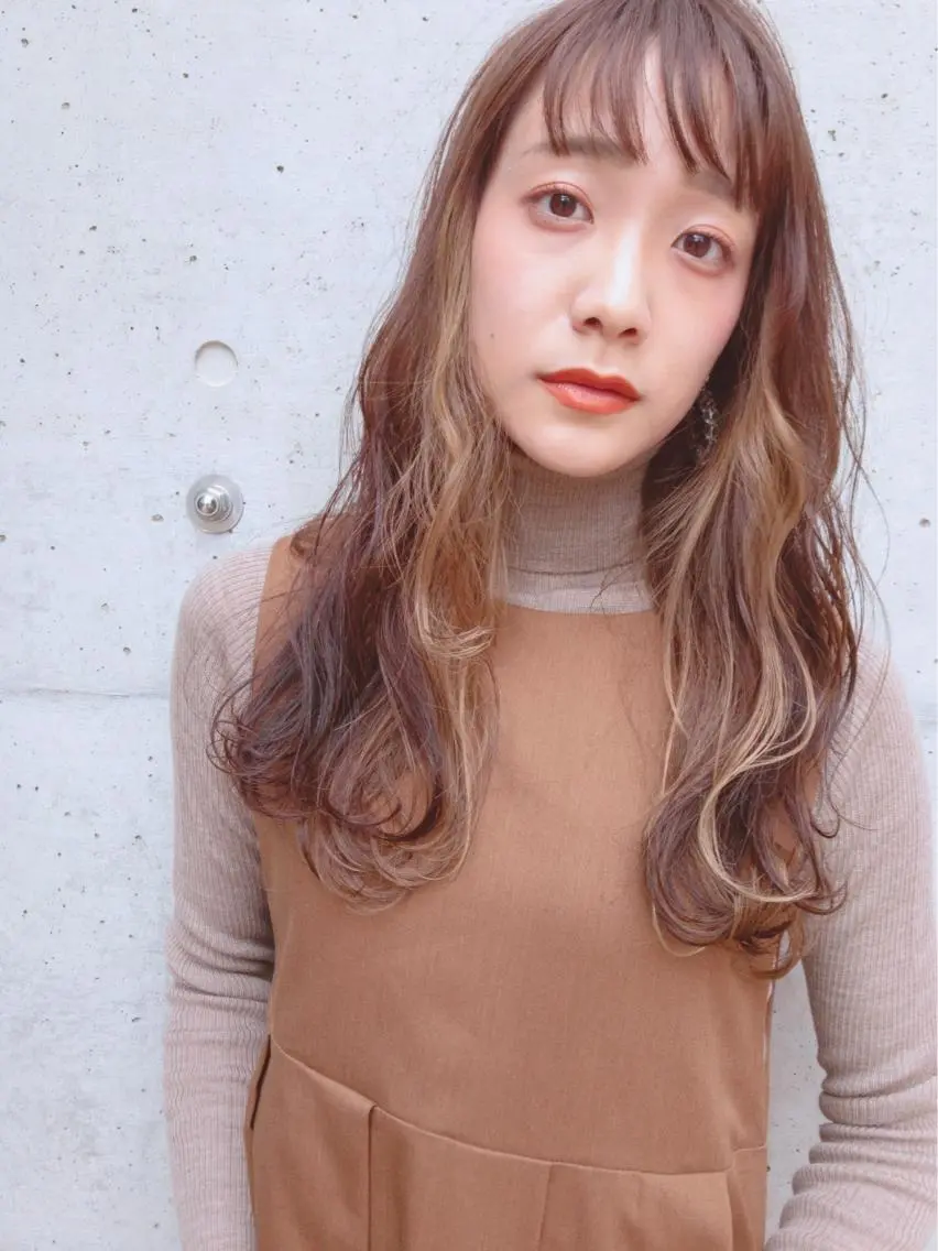 ロング 🤎MAI🤎 《ベージュ系カラー》のヘアスタイル