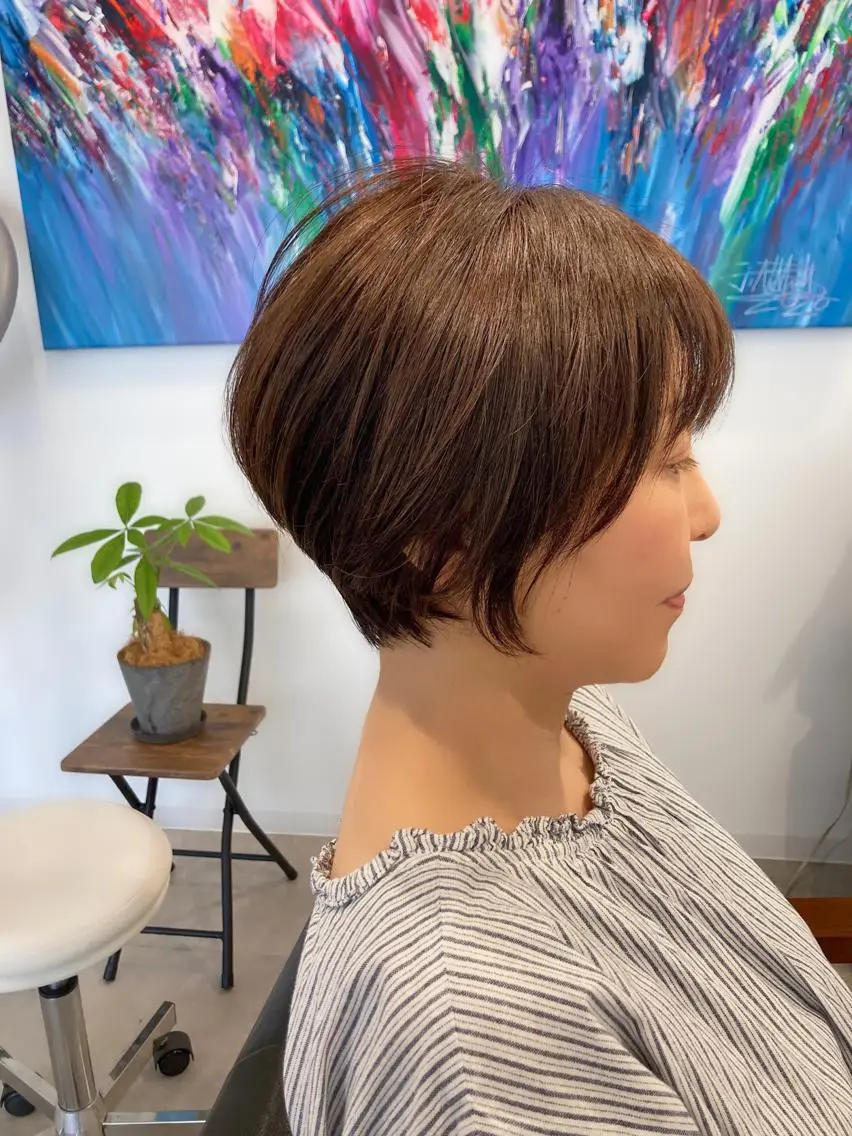 ショート ショートヘア リベイルけんた モデル募集のヘアスタイル