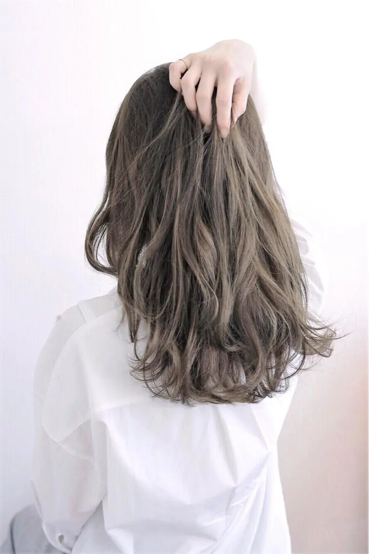 セミロング カラー 松田 光雄のヘアスタイル