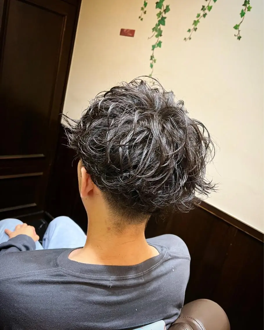 ショート パーマ メンズ ひらお あおとのヘアスタイル