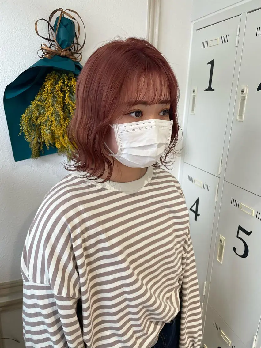 ミディアム カラー パーマ ヘアアレンジ キッズ ネイル マツエク・マツパ アイブロウ belta.🌱 安藝夏花🌻のヘアスタイル