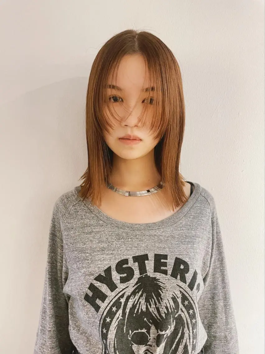 ミディアム senmyo naoのヘアスタイル