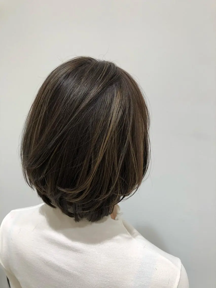ショート ハイライト 福元 保雄のヘアスタイル