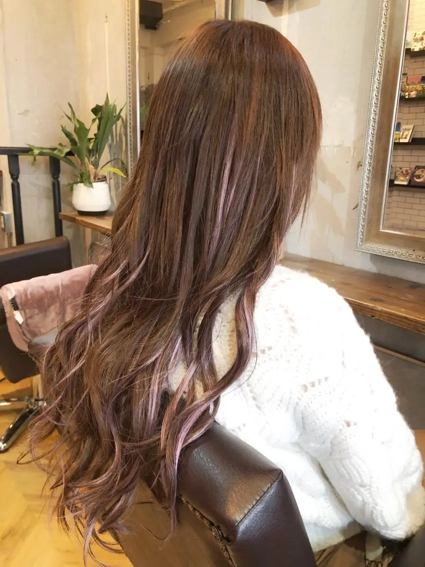 ロング ハイライト エクステ指名No.1 【店長】橘田のヘアスタイル