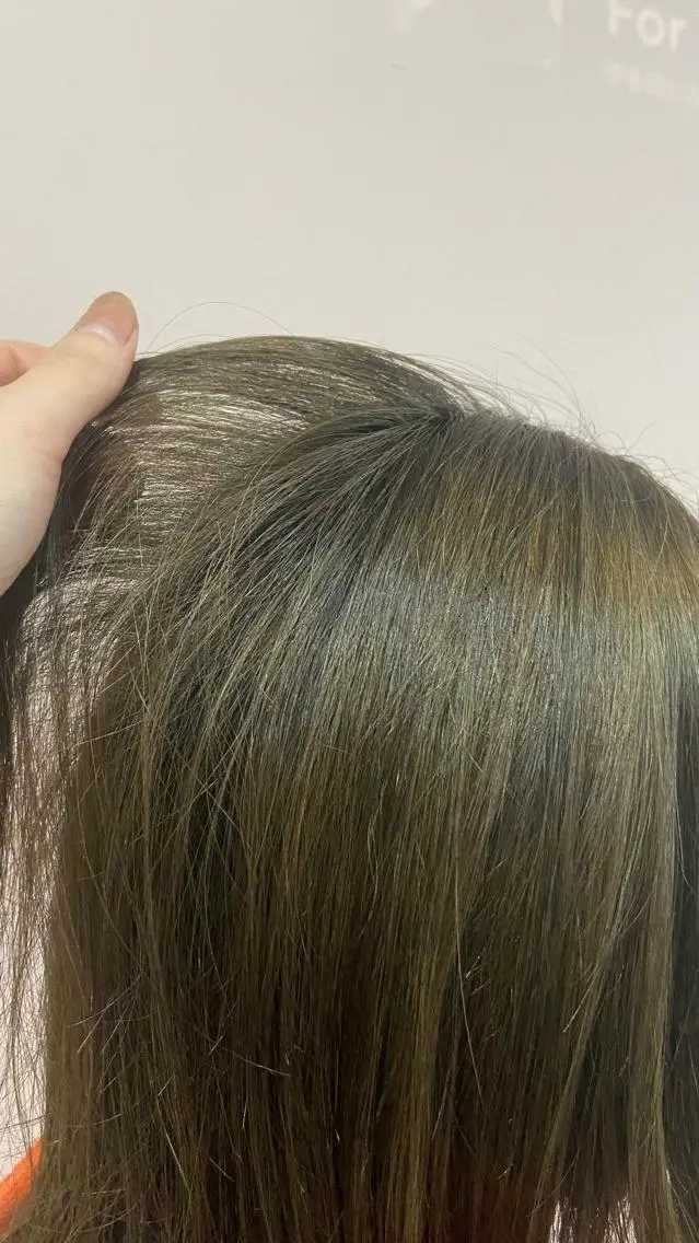 ミディアム カラー カット ヘアカラー トリートメント Sunny side 大名 RIOのヘアスタイル