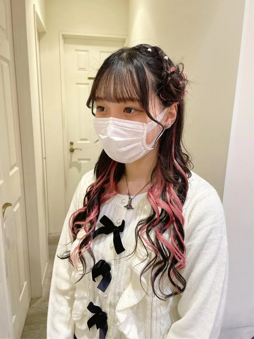 ロング ヘアアレンジ シールエクステ横浜 🐏☁️miminaのヘアスタイル