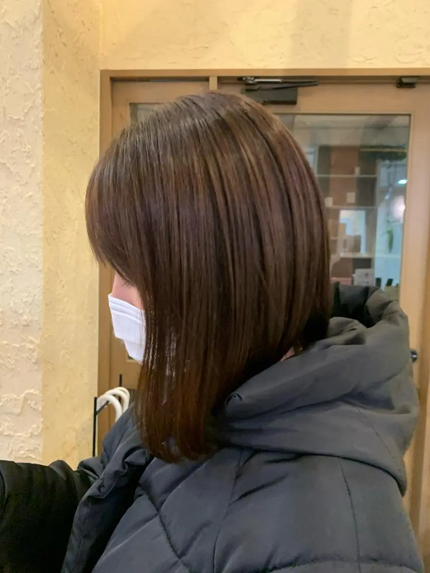 ショート カラー カワサキ マホのヘアスタイル