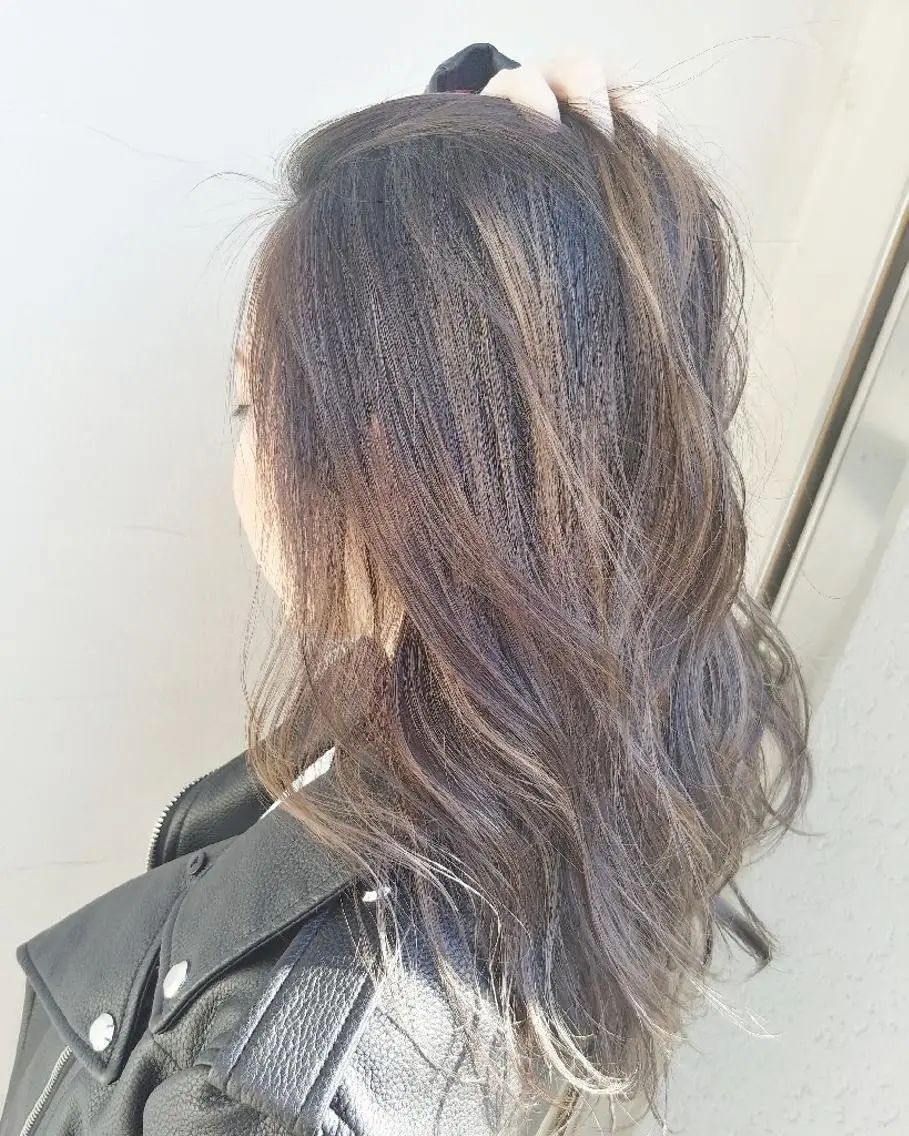 ミディアム カラー パーマ ヘアアレンジ カット ヘアカラー トリートメント 6月オープン♪豊見城 Lodattu✁清水のヘアスタイル